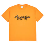 Acme De La Vie ADLV Gel Printing Logo T-shirt Orange