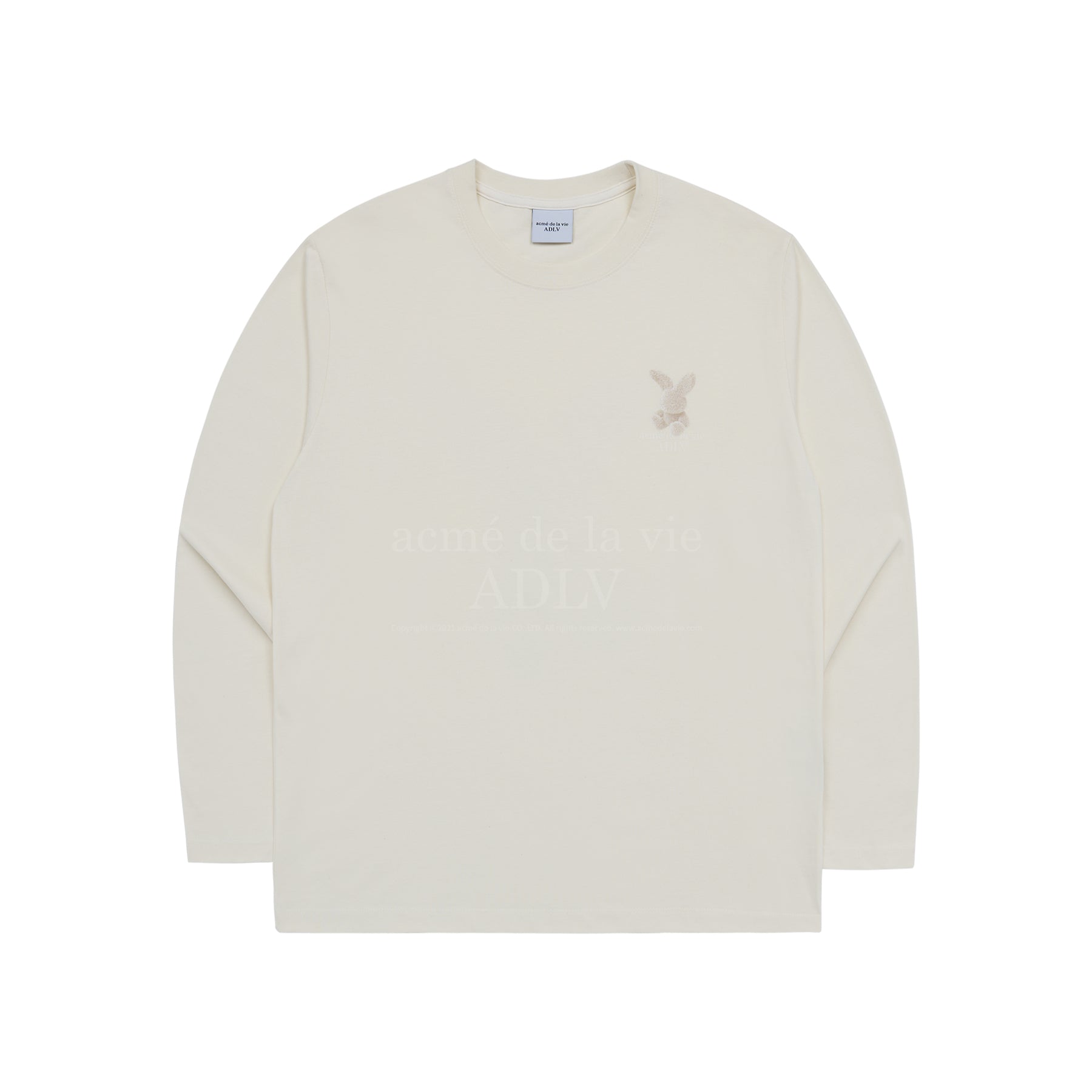 Acme De La Vie ADLV Fuzzy Rabbit Long Sleeve T-shirt