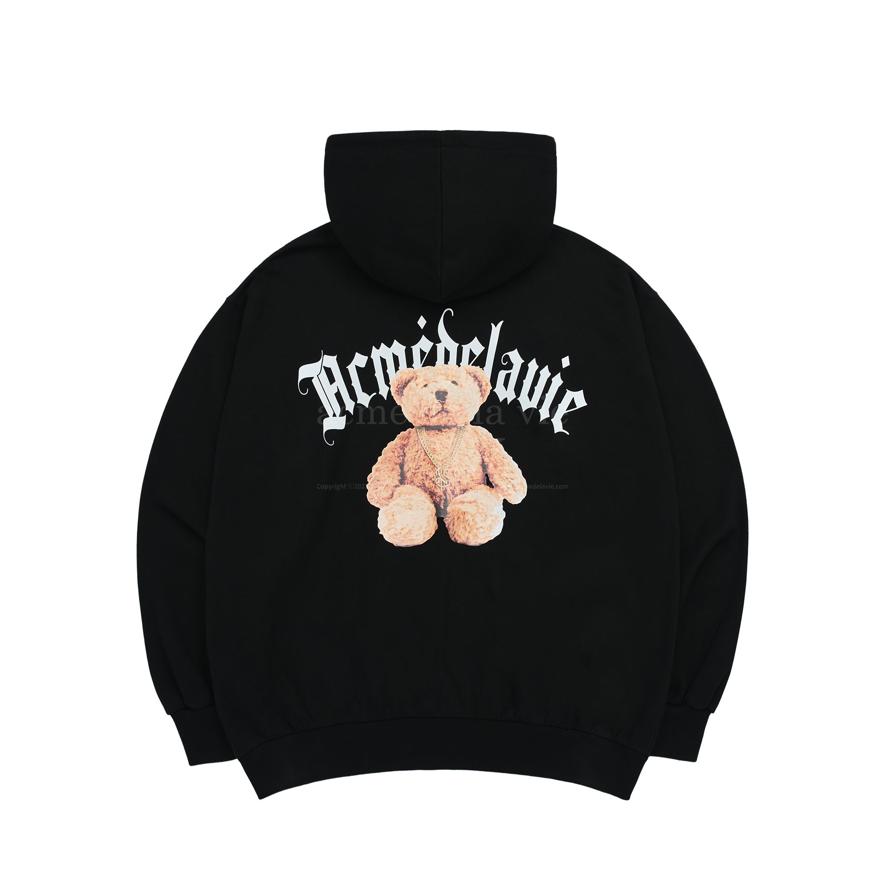 Acme De La Vie ADLV Gold Chain Bear Doll Zip Hoodie