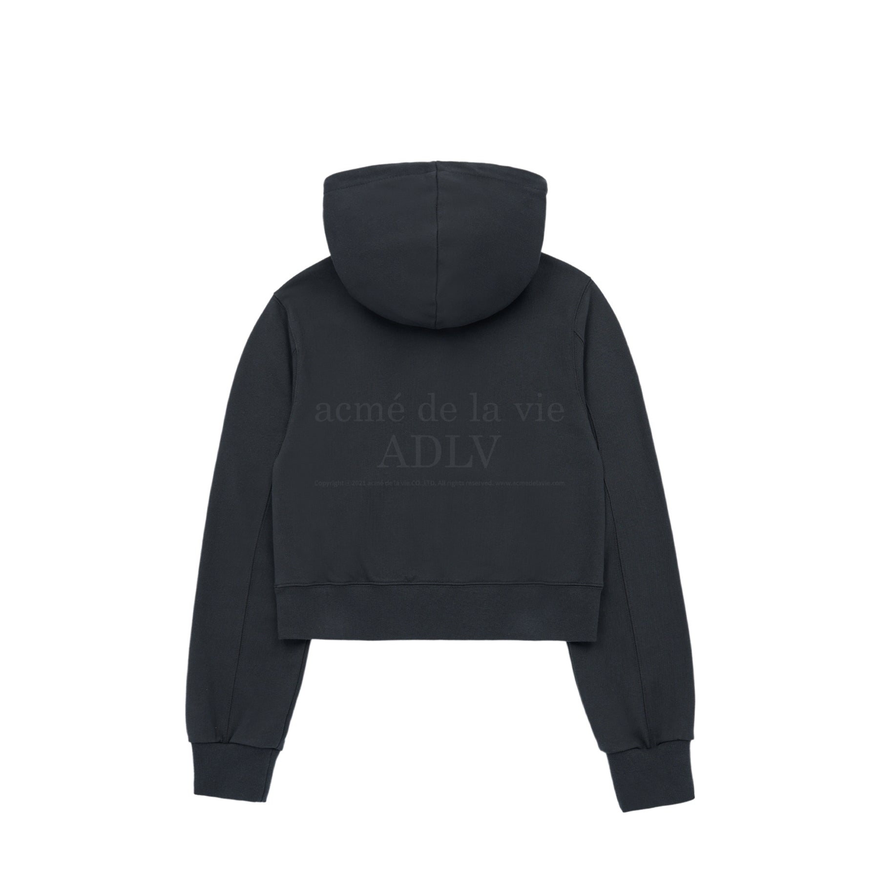 Acme De La Vie ADLV World Tour Crop Zip Hoodie