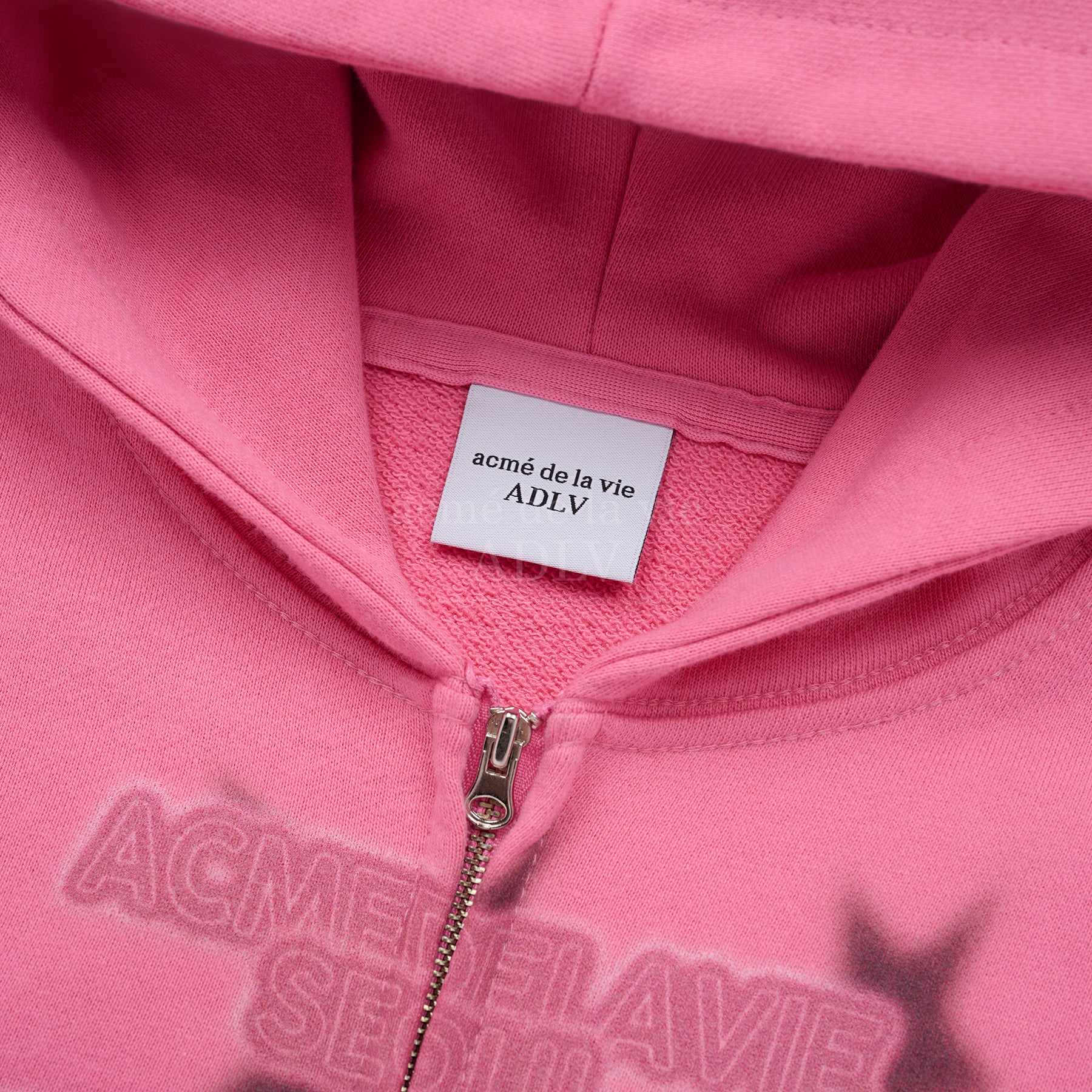 Acme De La Vie ADLV World Tour Crop Zip Hoodie