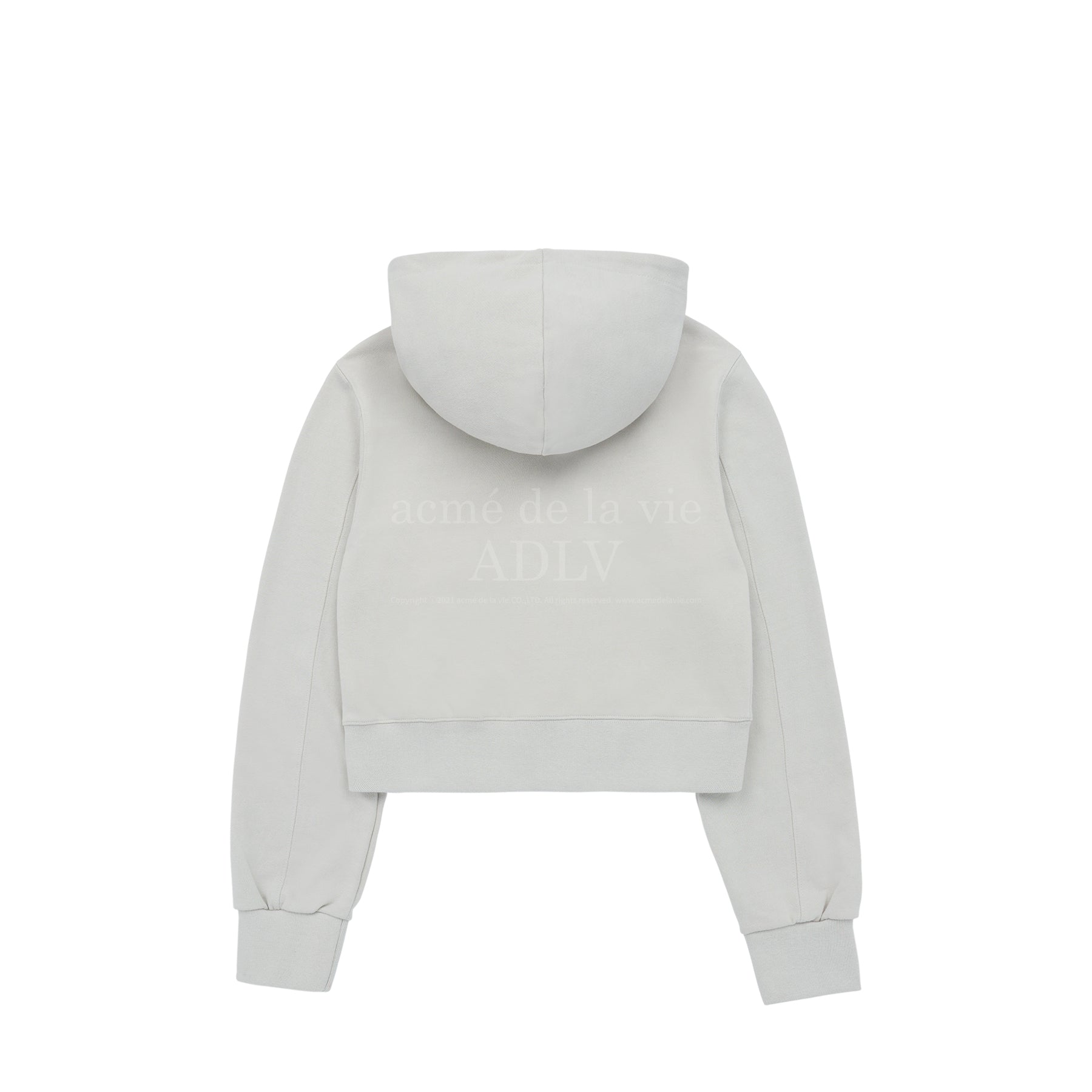 Acme De La Vie ADLV World Tour Crop Zip Hoodie