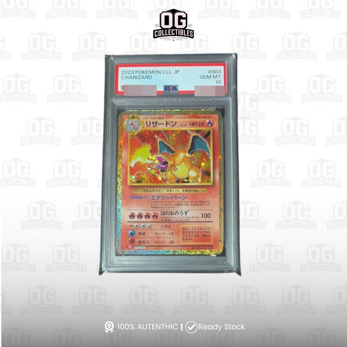 Pokemon TCG PSA 10 Charizard CLL 003/032 Pokemon Card Game Classic