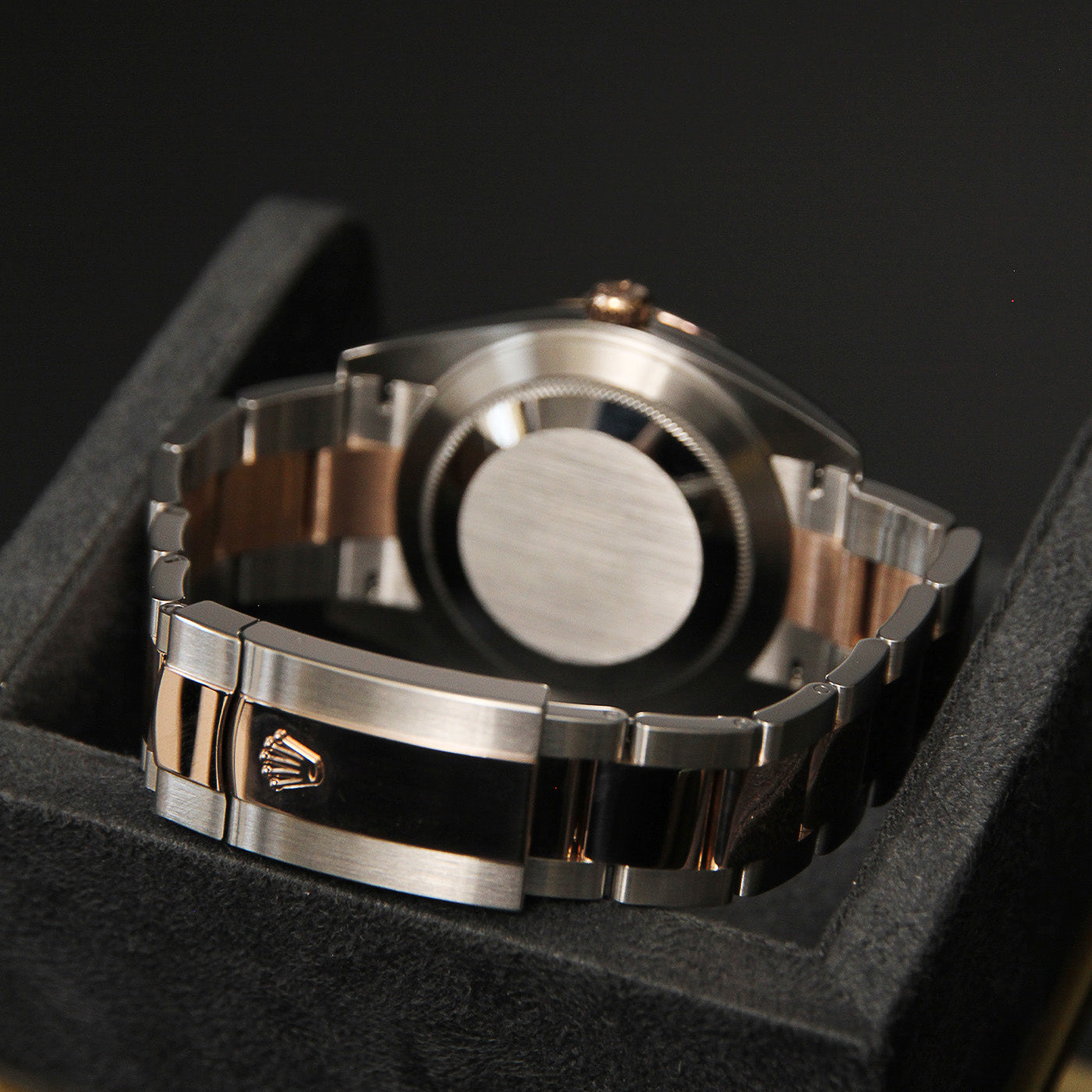 Date Just 41 Choco Index Dial Oyster Two Tone  126331