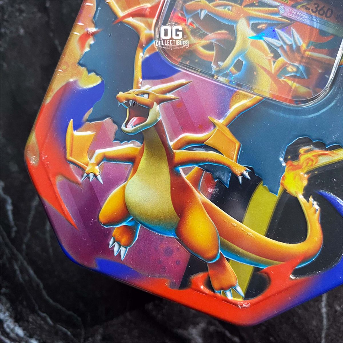 Pokemon TCG Mega Charzard X Ex Tin Kit Card English