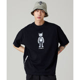 LifeWork Grain Figure Hipdog T-Shirt  Black