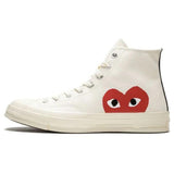 Converse CDG Play Chuck Taylor 70 High White