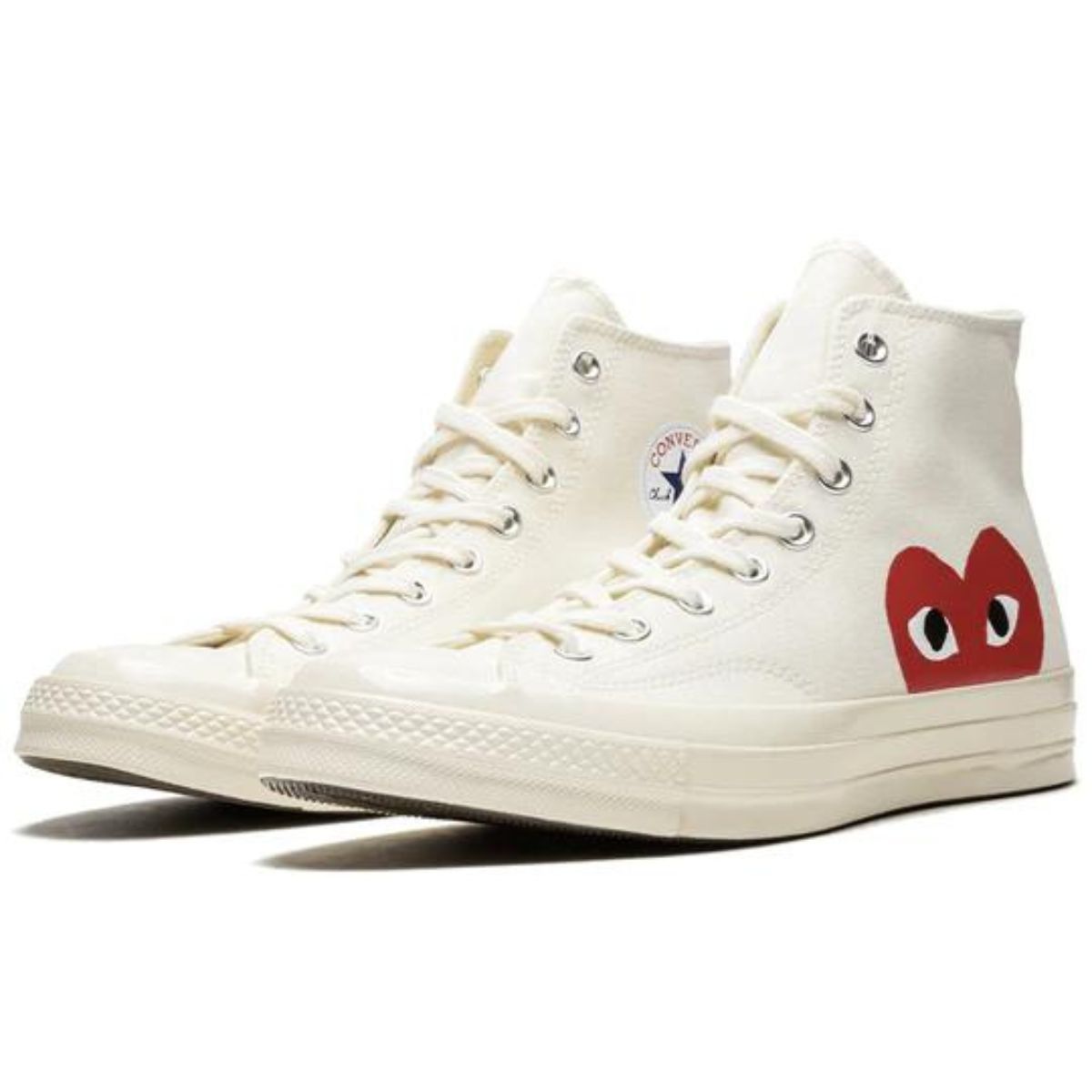 Converse CDG Play Chuck Taylor 70 High White