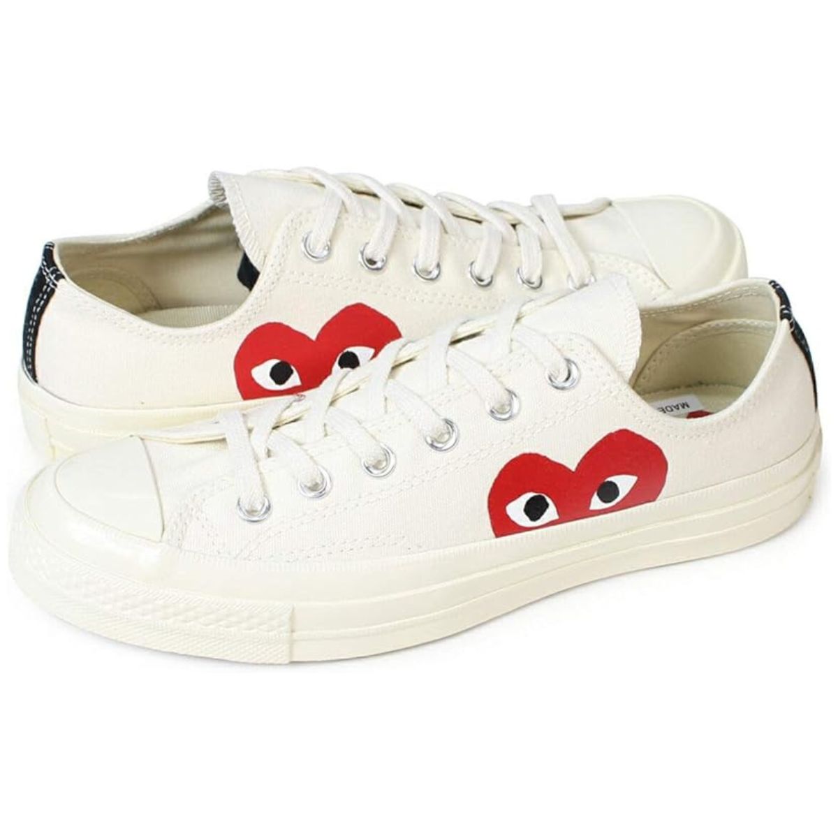 Converse CDG PLAY Chuck Taylor 70 Low White