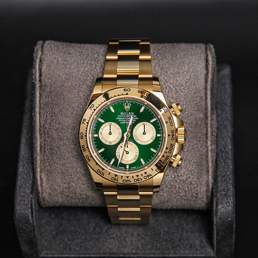 Daytona 40 YG Green Dial 126508