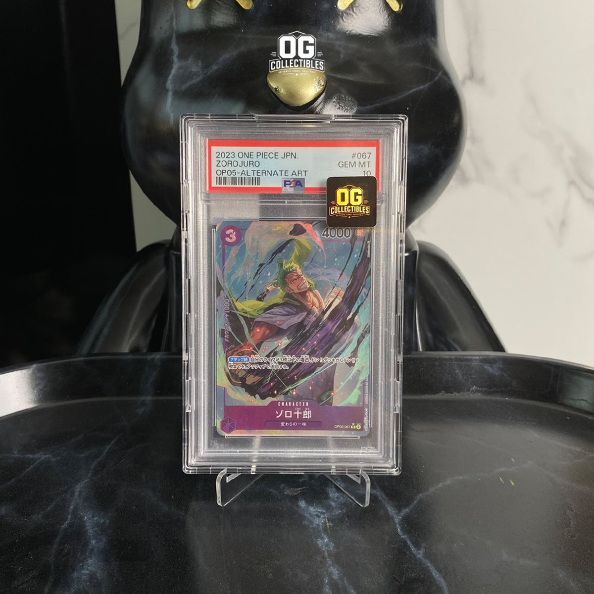 One Piece Zorojuro PSA10 R-P OP05-067 Booster Pack Awakening of the New Era