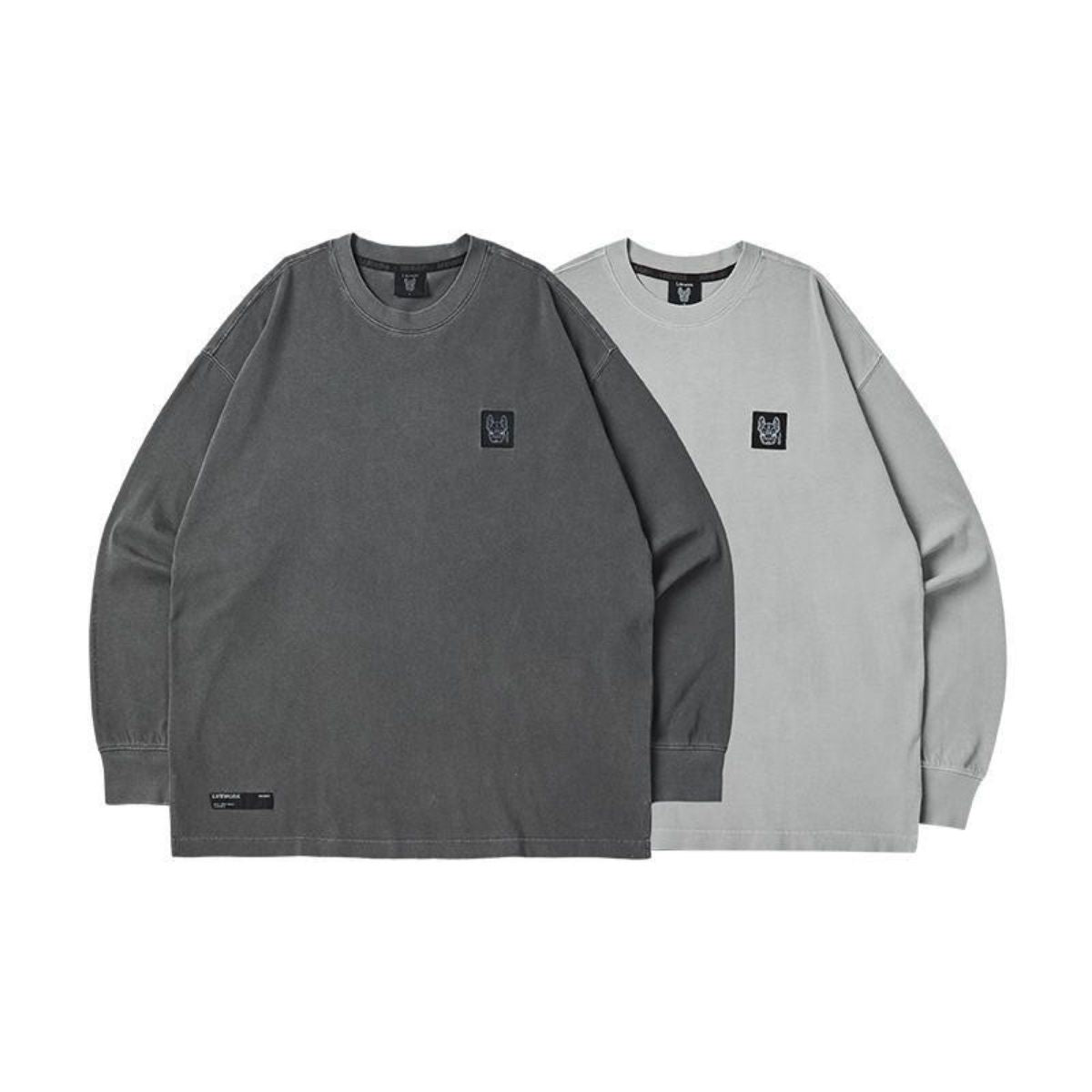 LifeWork Radog Square Waffen Long Sleeve Light Grey