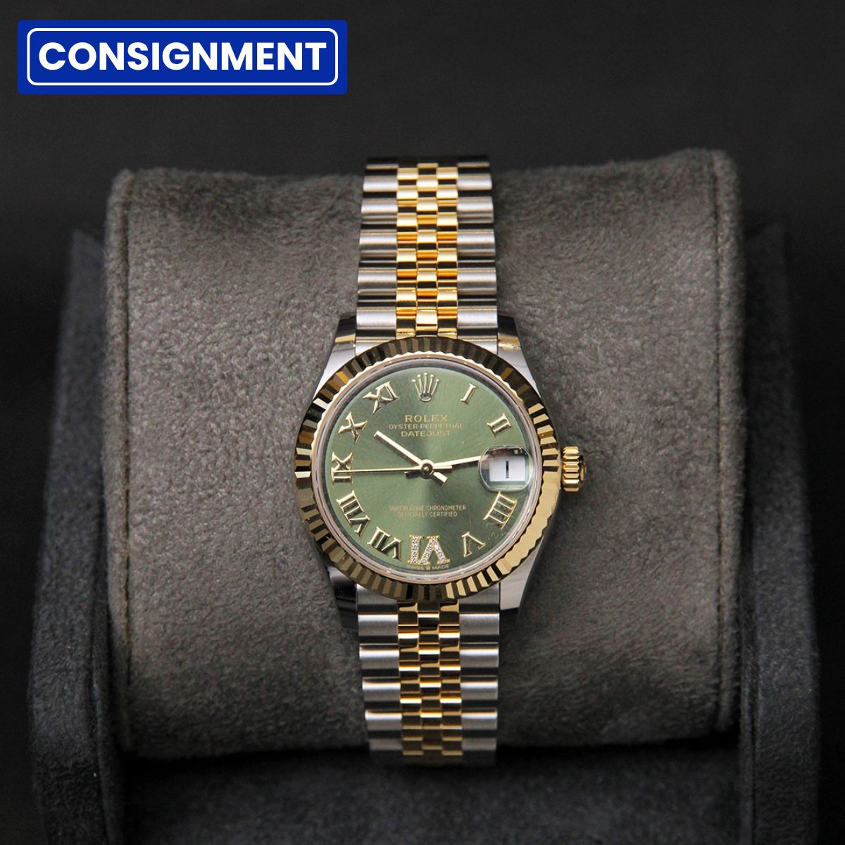DateJust 31 Olive Dial Diamond VI 278273