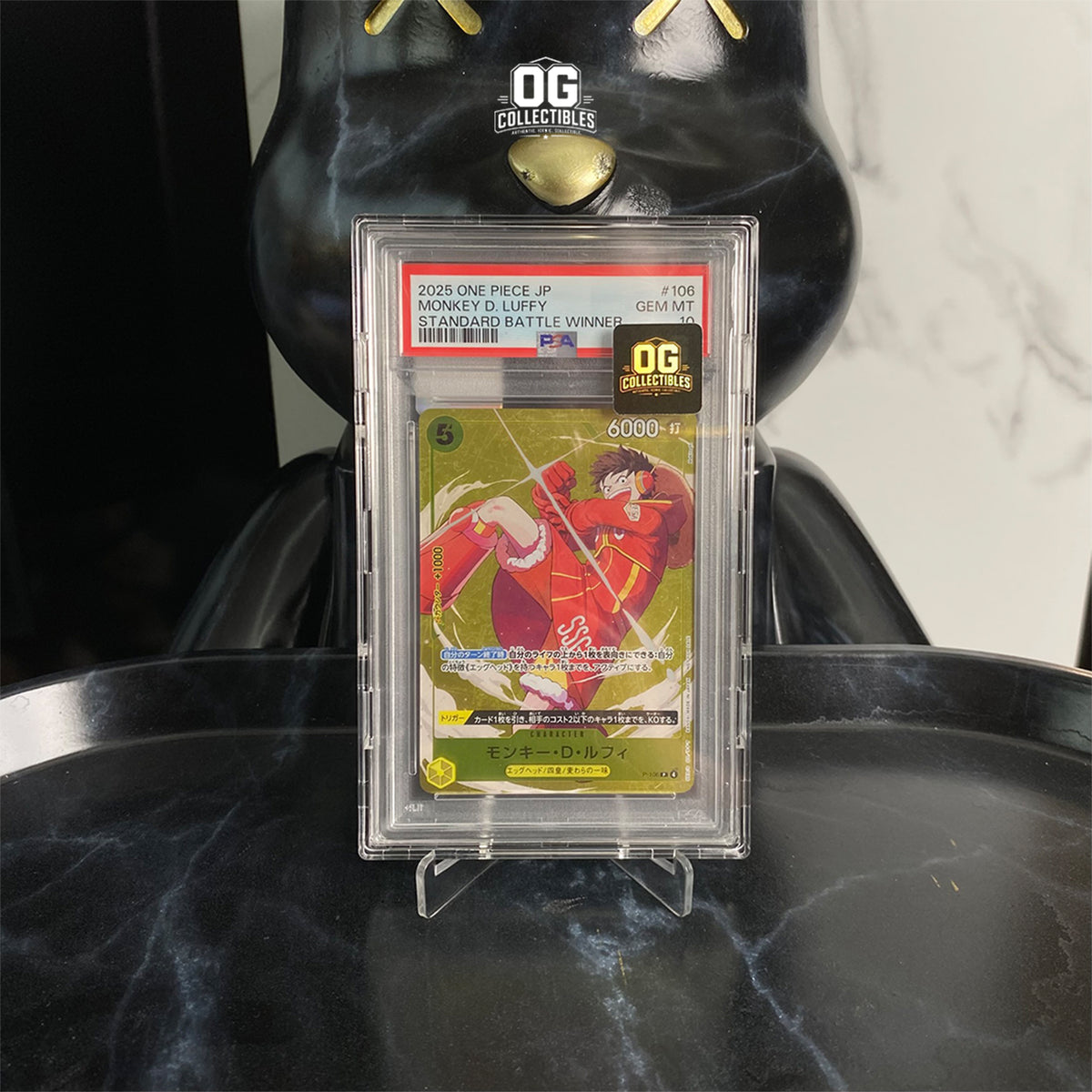 One Piece Monkey.D.Luffy PSA 10 P P-106 Promotional Card Standard Battle December 2025 Victory Souvenir