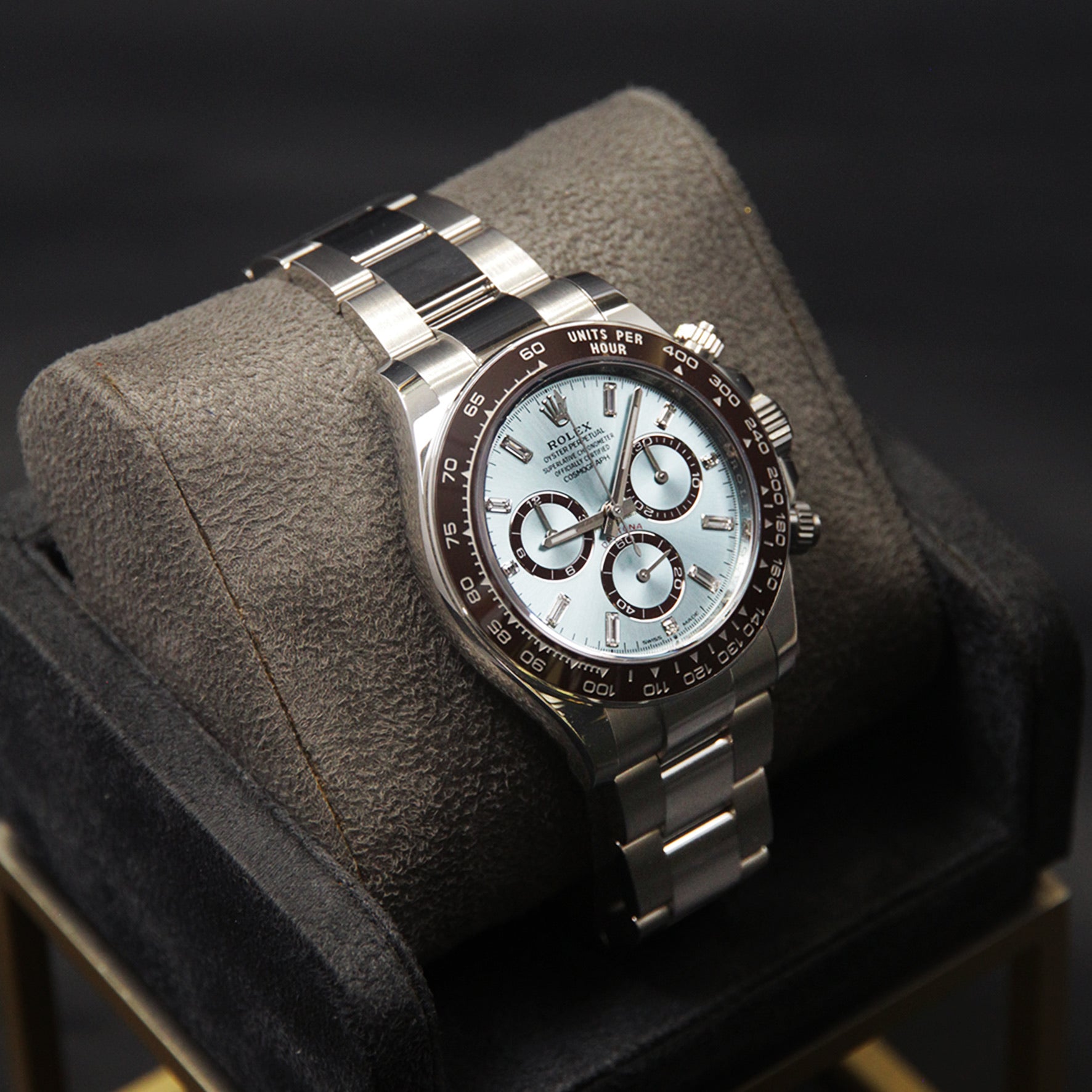 Daytona Platium Ice Blue Baguette Dial 126506A