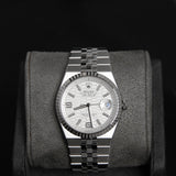 Land Dweller 40 white Honeycomb Dial 127334