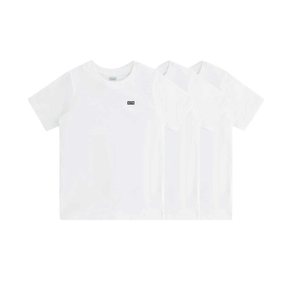 Kith Kids 3-Pack Short Sleeve T-shirt White