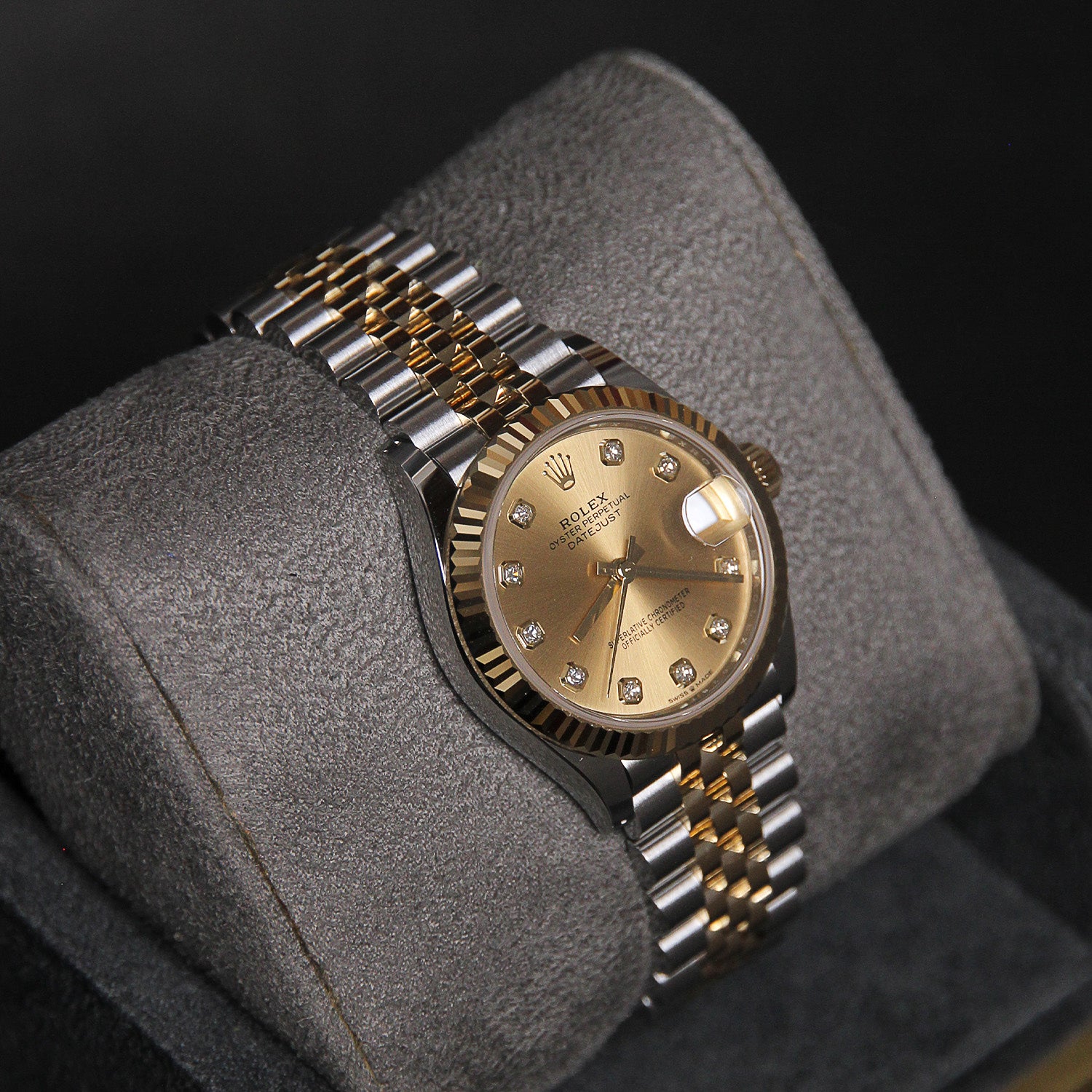 Date Just 31 Champange  Diamond 10 Dial 278273G