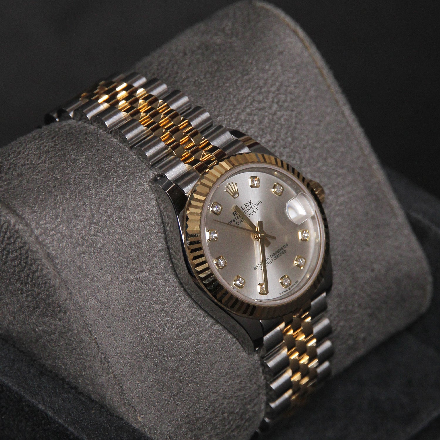 Date Just 31 Silver  Diamond 10 Dial 278273G