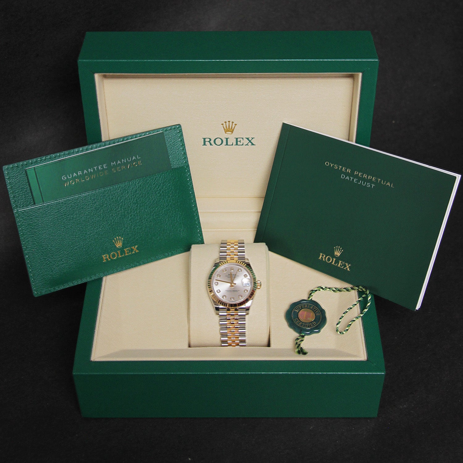 Date Just 31 Silver  Diamond 10 Dial 278273G