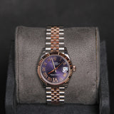 Date Just 31 Aubergine Dial Diamond VI  278271
