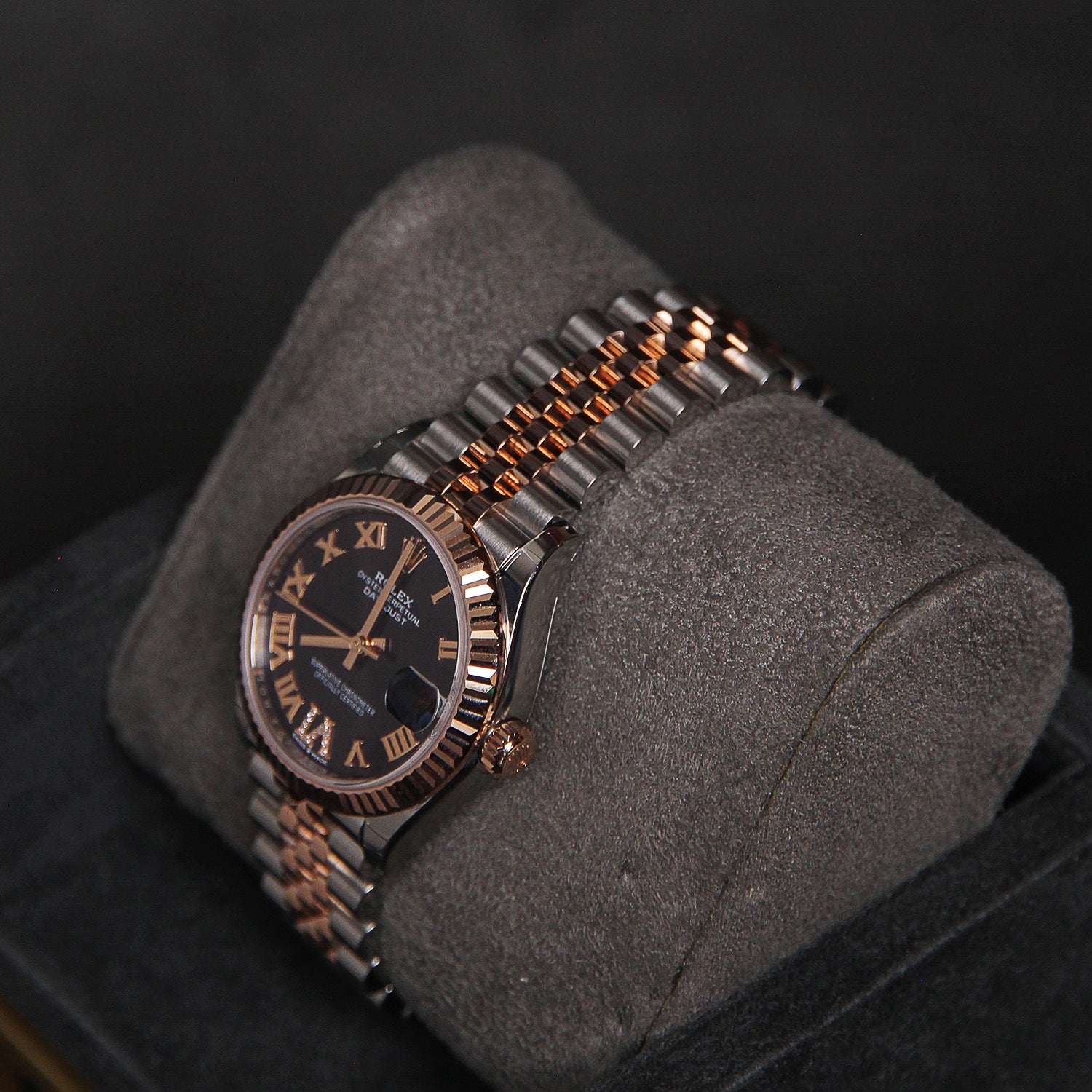 Date Just 31 Aubergine Dial Diamond VI  278271