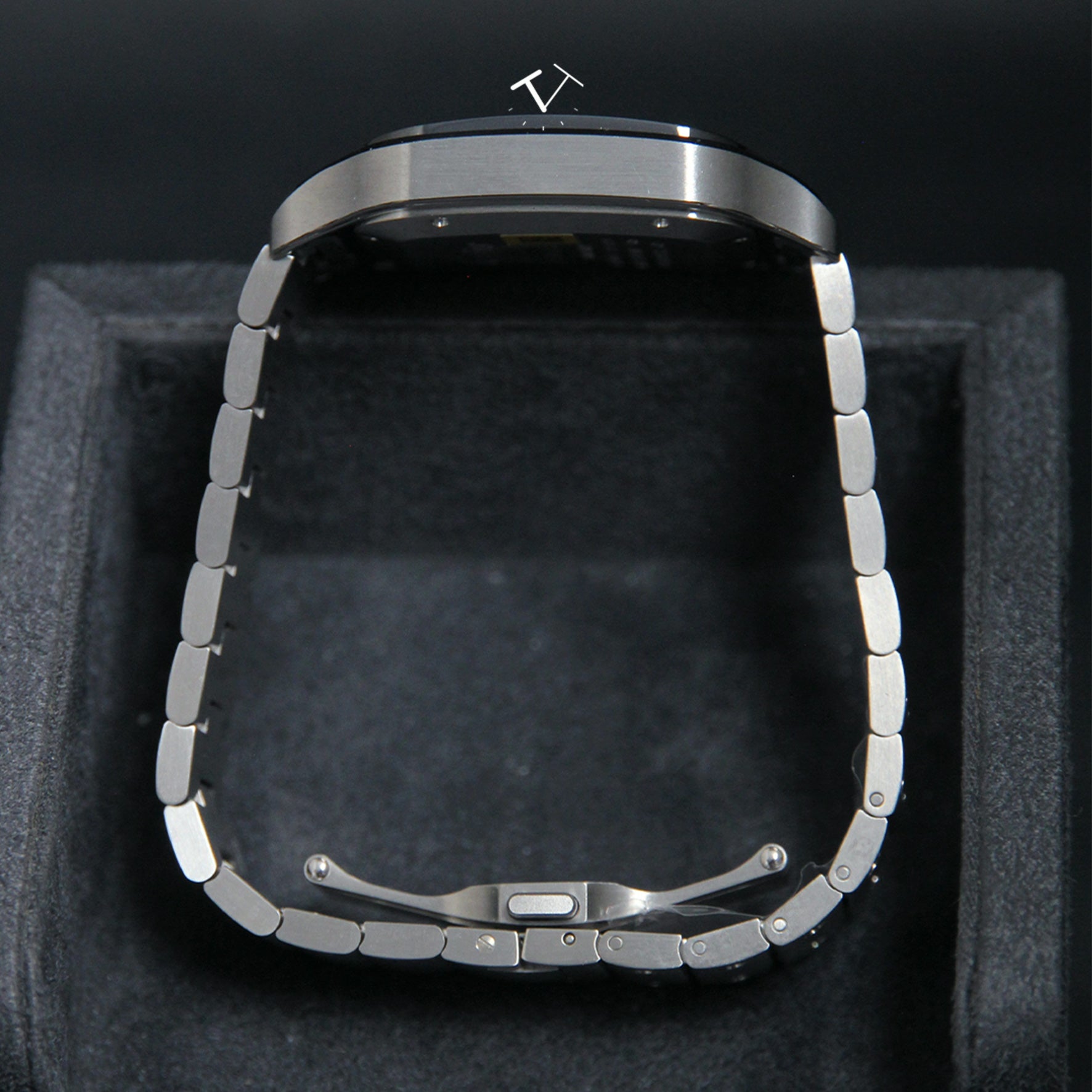 Cartier 40 Santos Large Black Dial ADLC Bezel WSSA0037