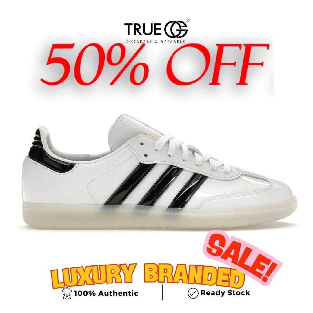 Adidas Samba Jason Dill White Black Patent