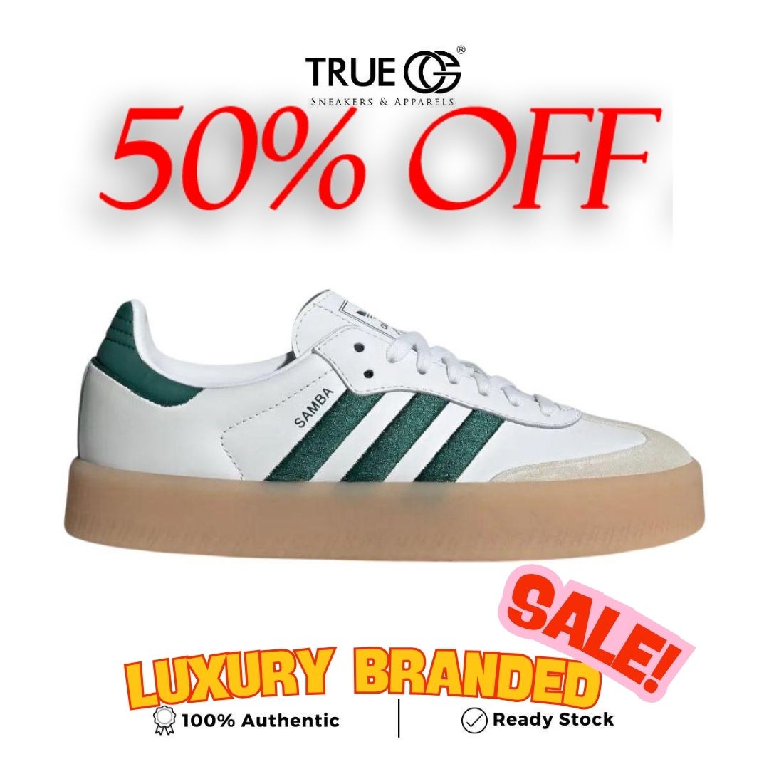 Adidas Sambae White Collegiate Green Gum (W)