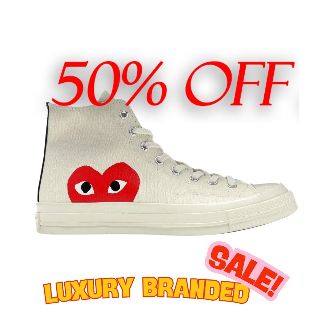 Converse CDG Play Chuck Taylor 70 High White