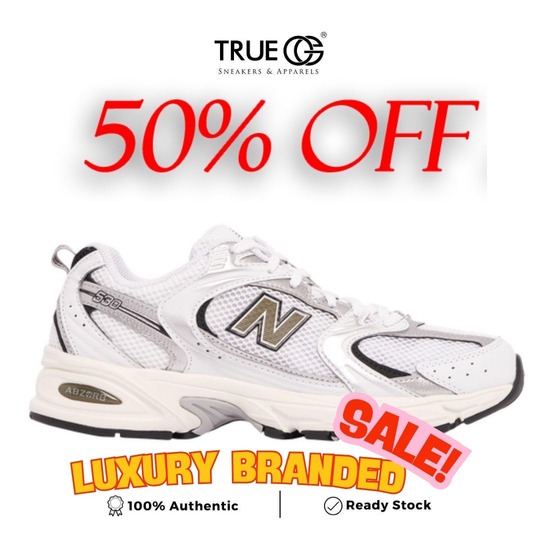 New Balance 530 White Silver Olive