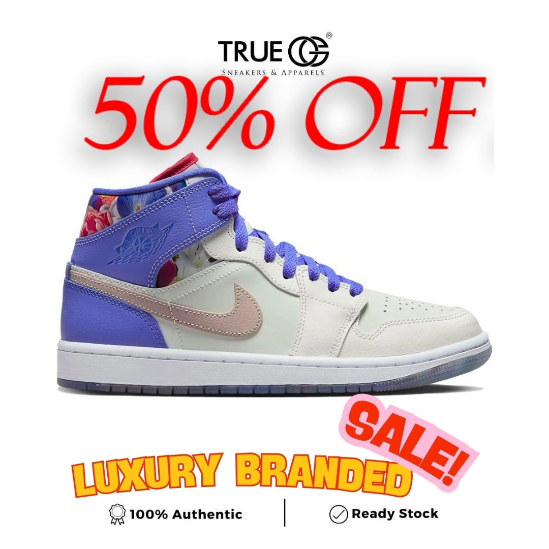 Air Jordan 1 Mid SE Valentine's Day Flowers (W)