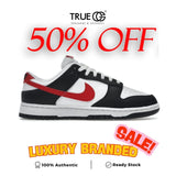 Nike Dunk Low Red Swoosh Panda