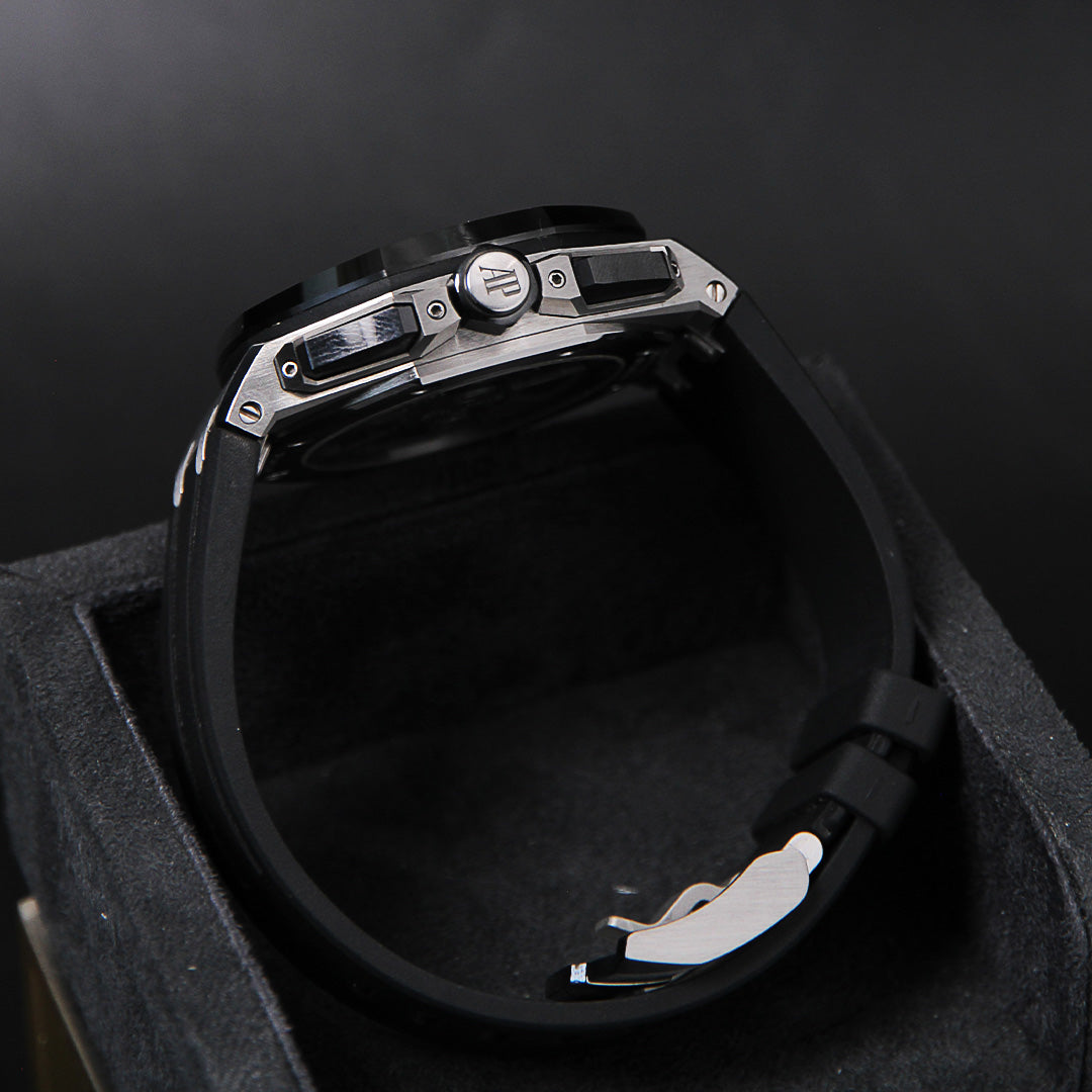 AP43 ROOC Black Dial Rhodium Chrono 26420SO.OO.A002CA.01