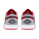 Air Jordan 1 Low Black Light Smoke Grey Gym Red