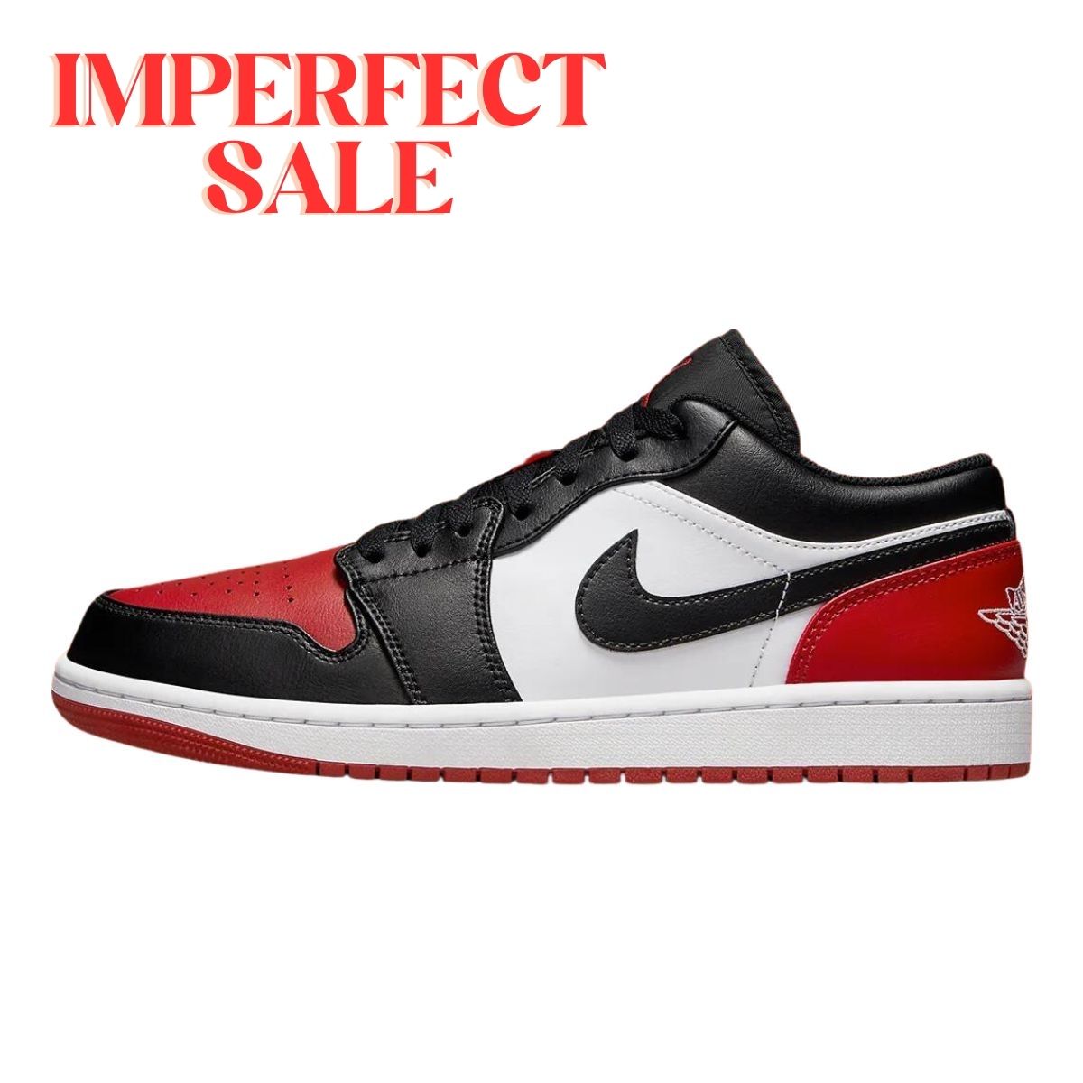 Air Jordan 1 Low Bred Toe (GS)