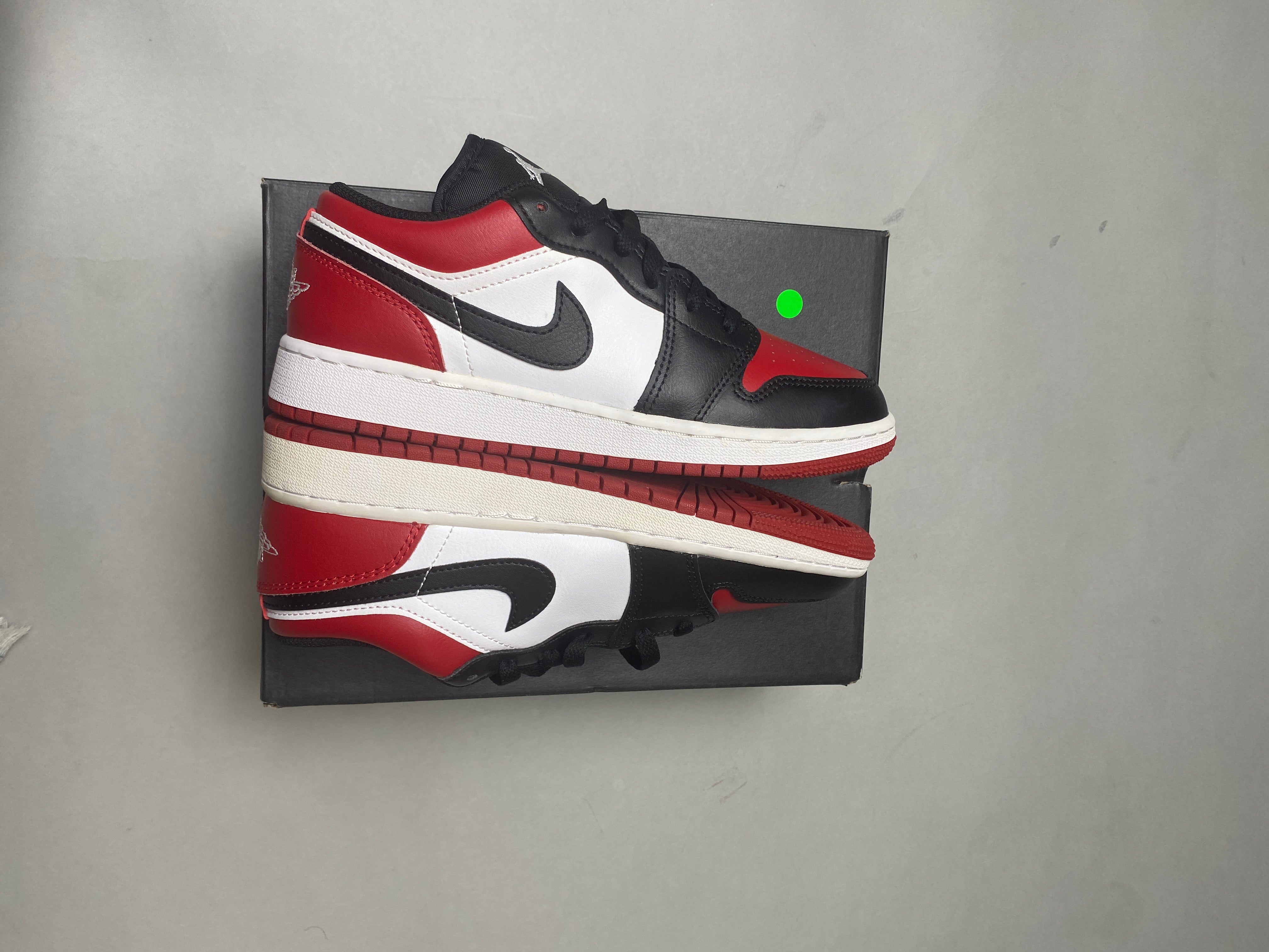 Air Jordan 1 Low Bred Toe (GS)