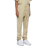 Fear Of God Beige Logo Sweatpants Embroidered