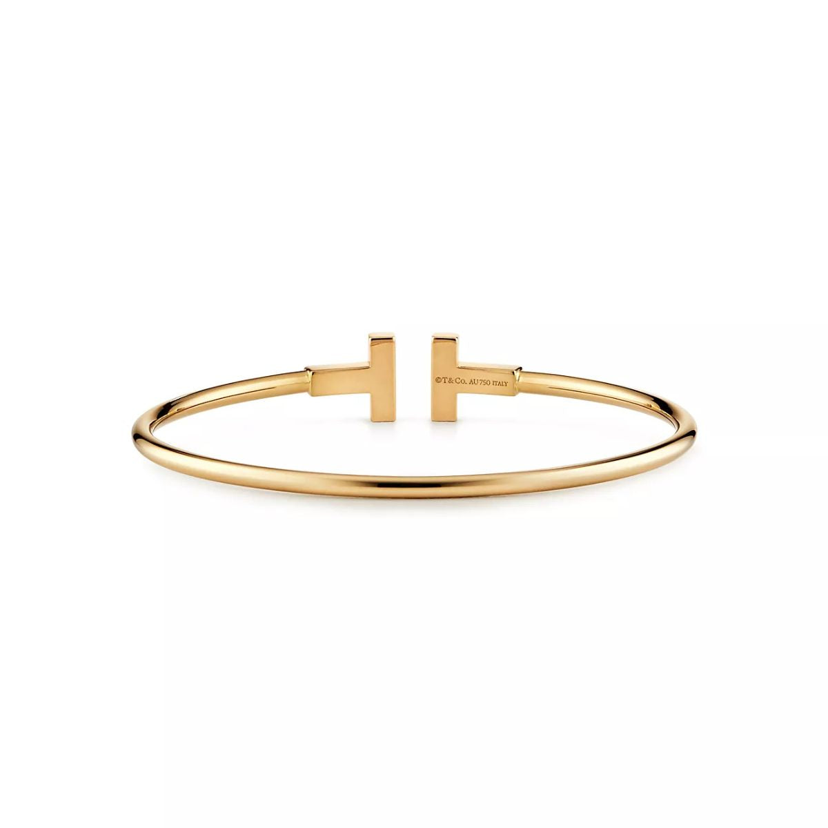 Tiffany T Wire Bracelet in Yellow Gold 60010760