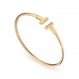 Tiffany T Wire Bracelet in Yellow Gold 60010760