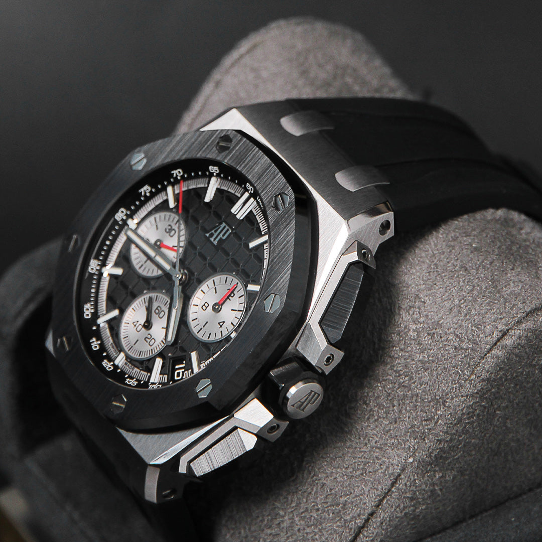 AP43 ROOC Black Dial Rhodium Chrono 26420SO.OO.A002CA.01