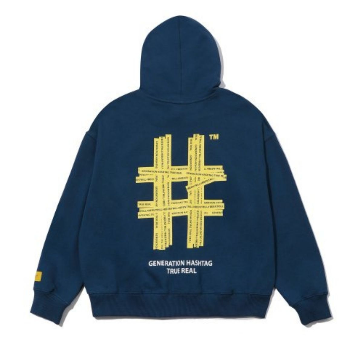 Beentrill Yellow Taping Hashtag Hoodie