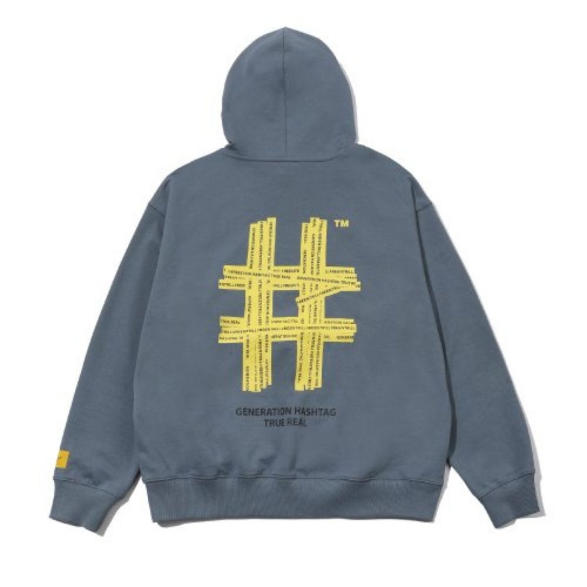 Beentrill Yellow Taping Hashtag Hoodie