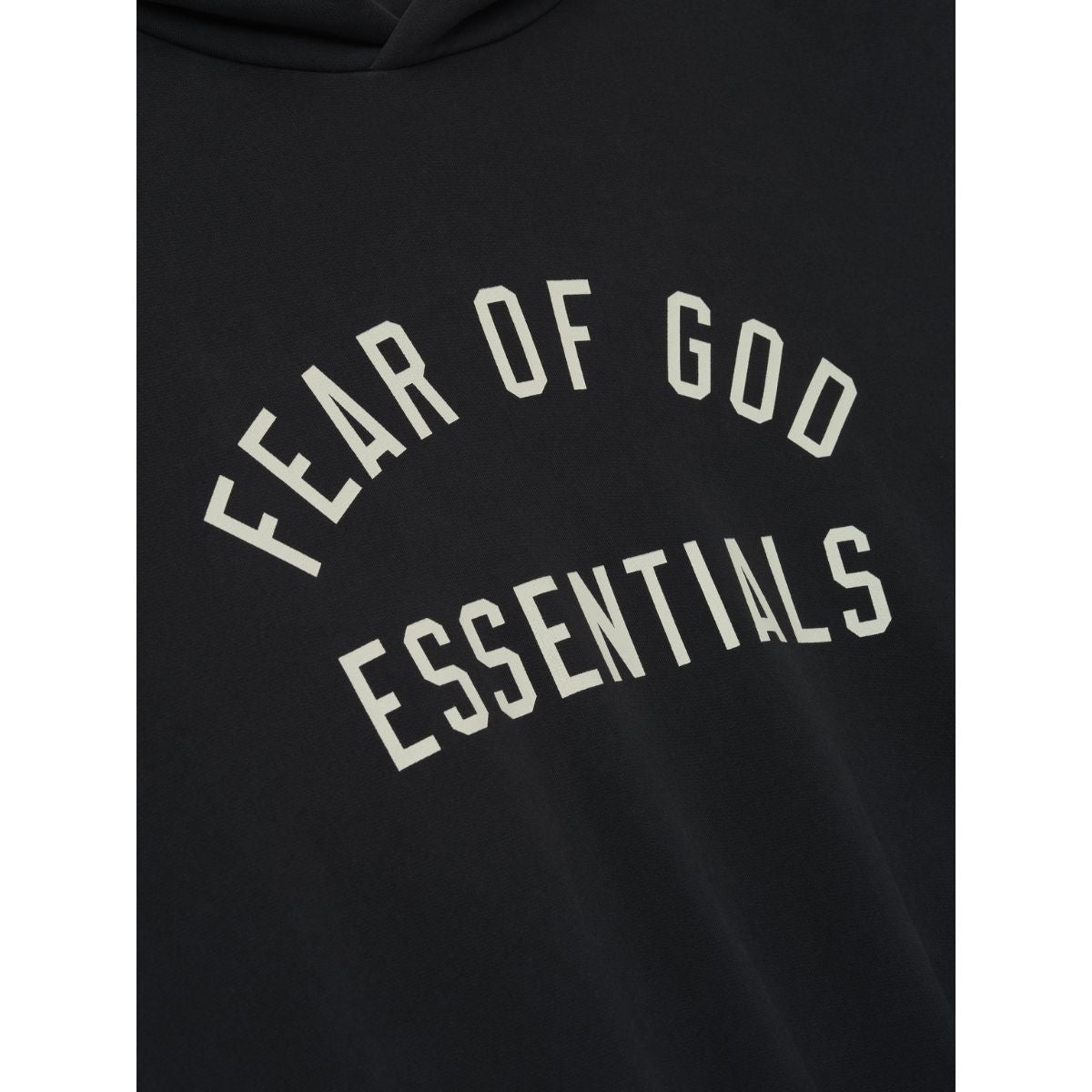 Fear Of God Essentials 90s Fit Hoodie Vintage Black