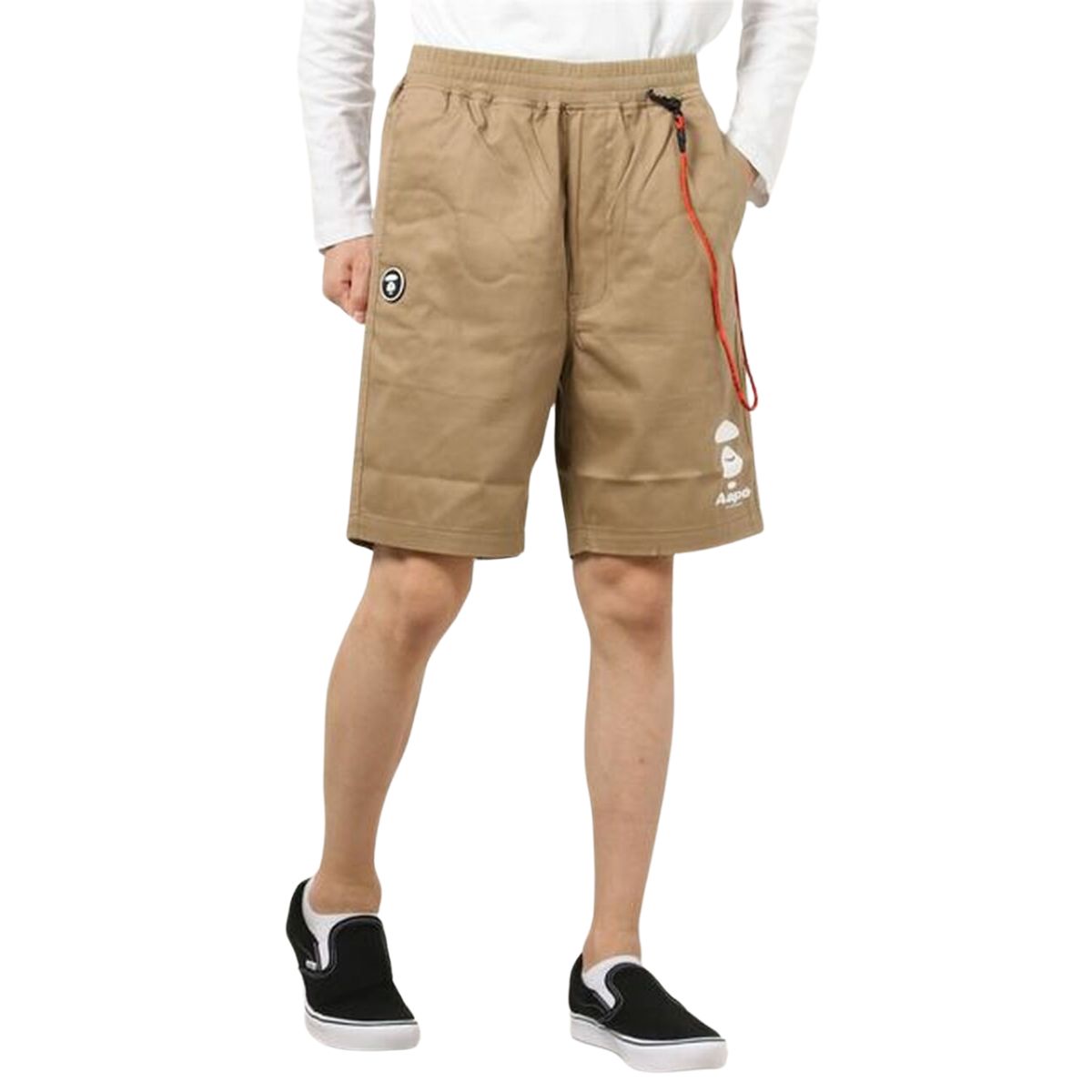 AAPE Woven Chino Shorts Khaki