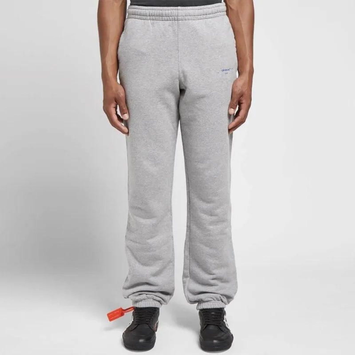 Off White Acrylic Arrow Sweatpant Grey Blue