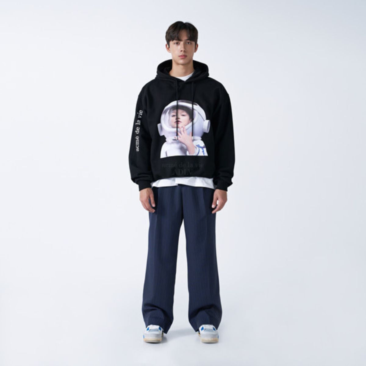 Acme De La Vie ADLV Baby Face Hoodie Black Astronaut