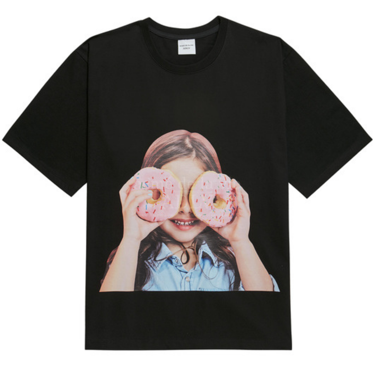 Acme De La Vie ADLV Baby Face T-shirt Black Donut 3