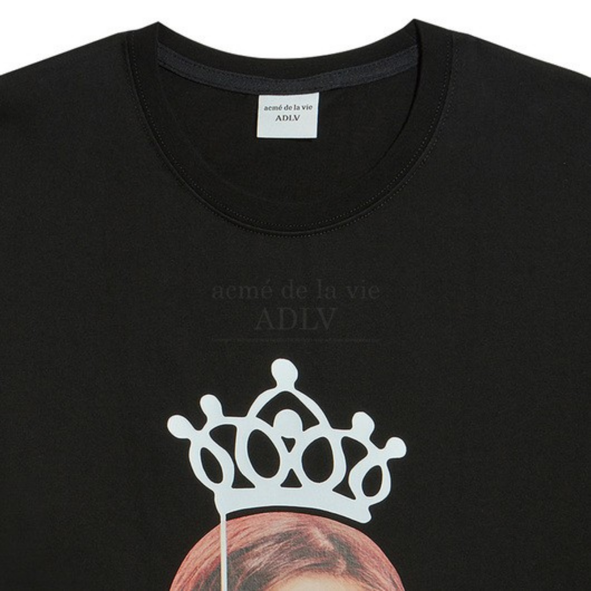 Acme De La Vie ADLV Baby Face T-shirt Black Tiara