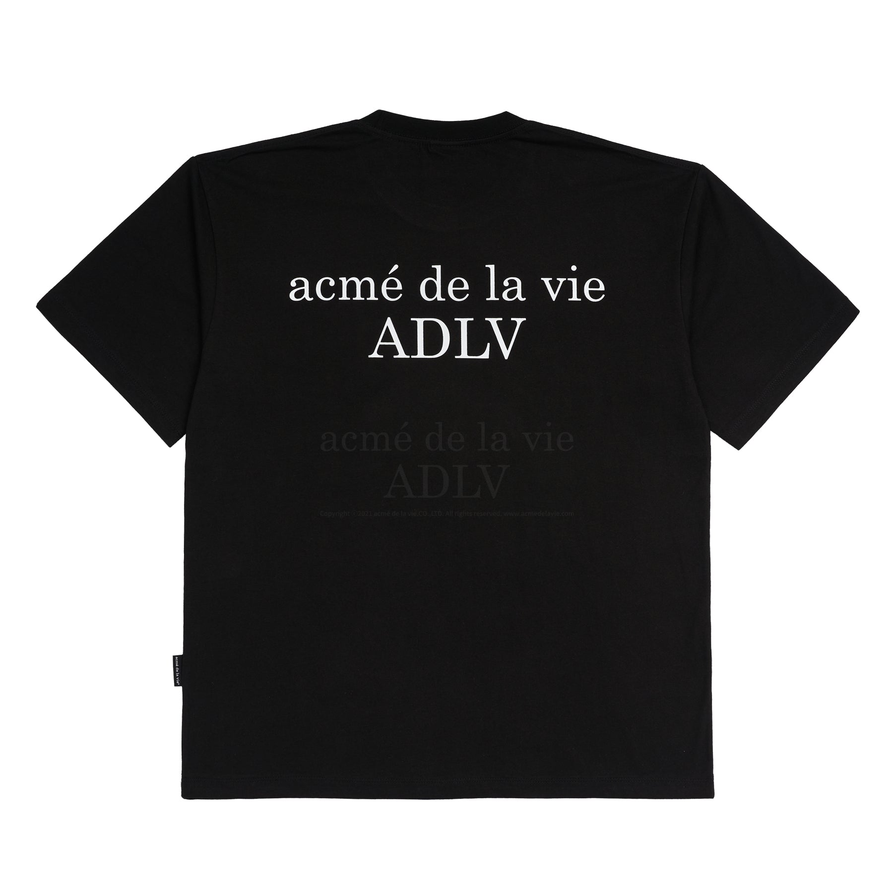 Acme De La Vie ADLV Baby Face Bear Muffler Boy T-shirt Black